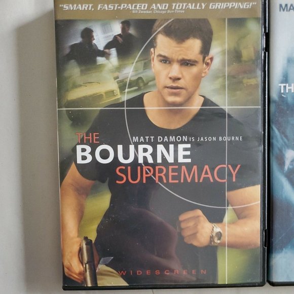 The Bourne Identity Supremacy and Ultimatum DVD lot of 3 Jason Bourne Movies - Picture 5 of 10